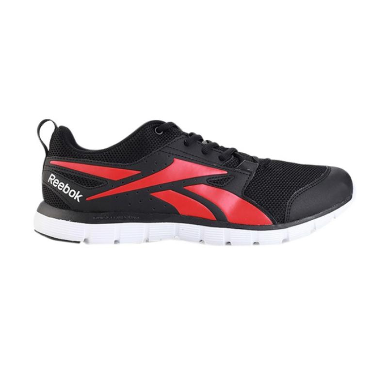 Jual Reebok Hexdual Sepatu Lari Pria - Black Red [CN1574