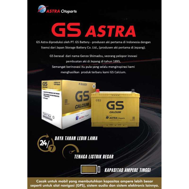 Aki GS Astra Kering Avanza Calcium: Performa Handal untuk Kendaraan Kesayangan Anda