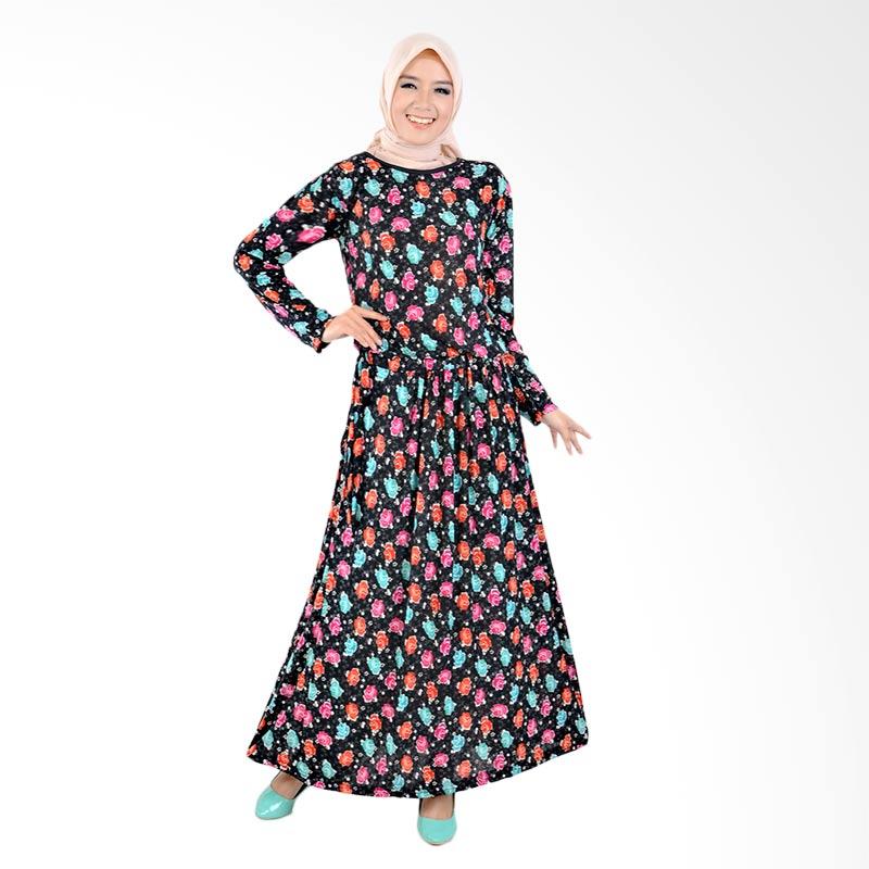 Jual Jfashion Hermione Corak Bunga Variasi Tali Long Dress