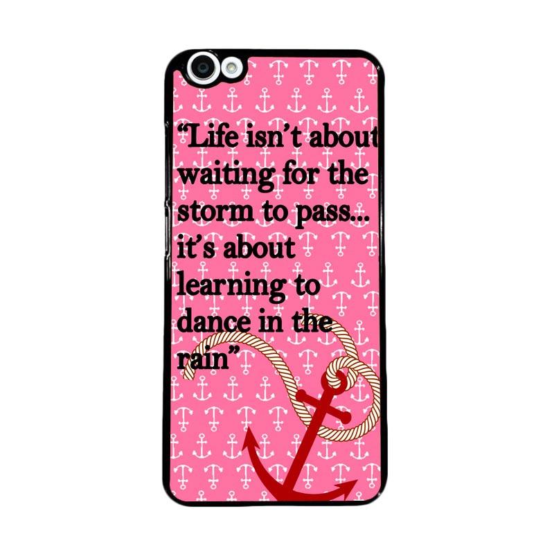 Jual Flazzstore Anchor Pink D0189 Custom Casing for Vivo
