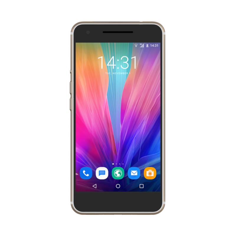 Jual Luna V55 Smartphone - Gold [64 GB/ 3G B/ 4G LTE