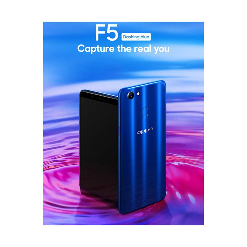 Jual OPPO F5 Smartphone - Dashing Blue [32GB/4GB] Online