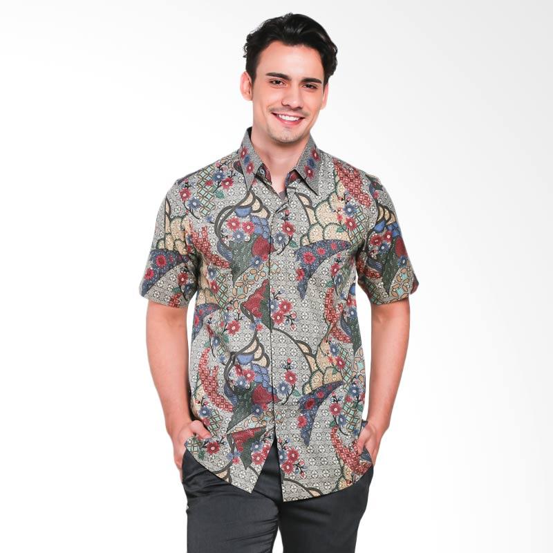 jual batik heritage premium bunga kipas slim fit kemeja jual batik heritage premium bunga kipas slim fit kemeja