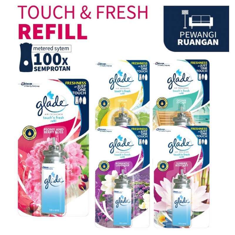 Jual Glade Touch N Fresh Pengharum Ruangan Refill 9 gr - Pilih Varian