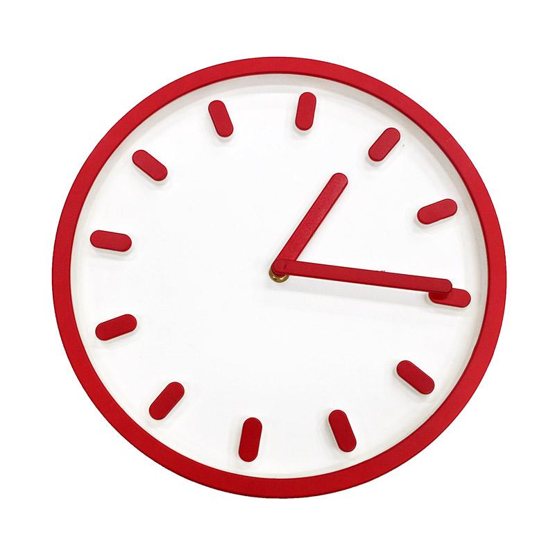 Jual JYSK KL6006 Wall Clock Plastic Kerlun Jam Dinding
