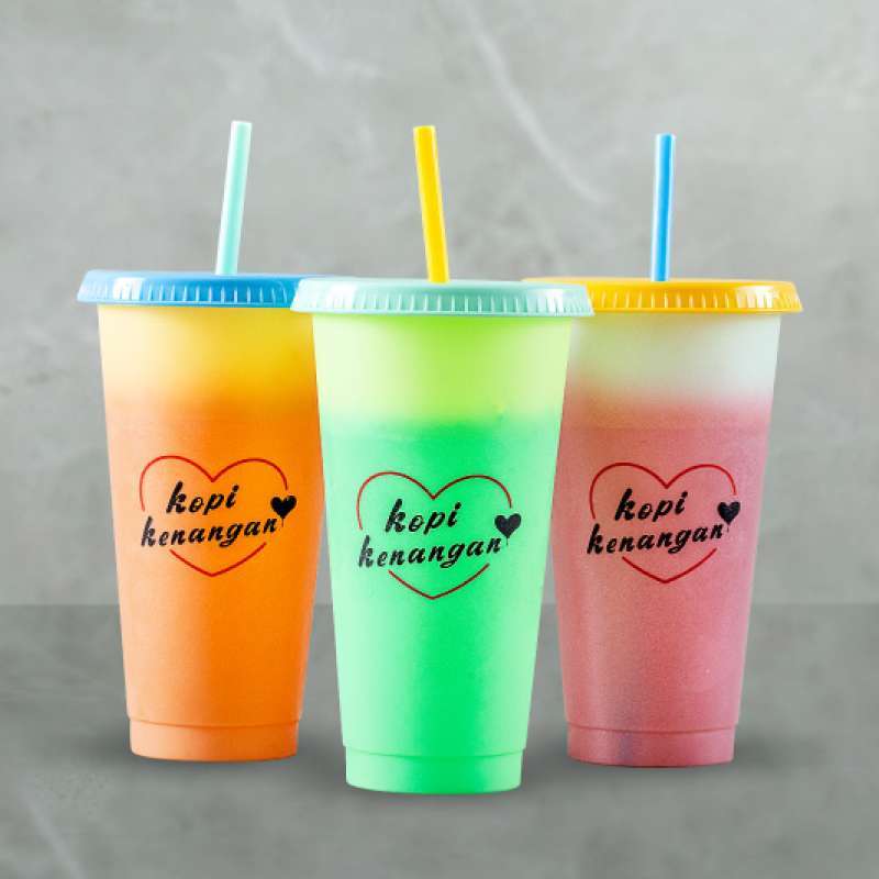 Jual Kopi Kenangan Tumbler Warna Warni Kenangan di Seller Kopi