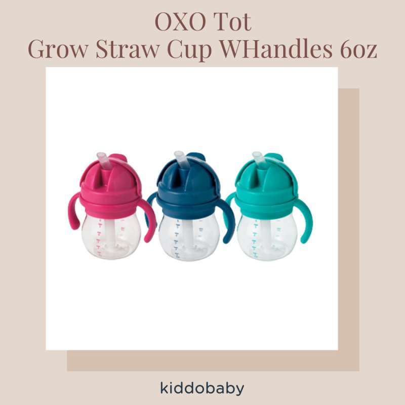 Jual OXO Tot Grow Straw Cup W/Handles 6oz di Seller Kiddo Baby Cipete