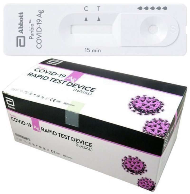 Jual swab antigen abbott nasal per box original murah di Seller super92