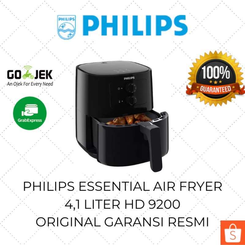 Jual Philips Essential Air Fryer 4,1 Liter HD 9200 Low Watt