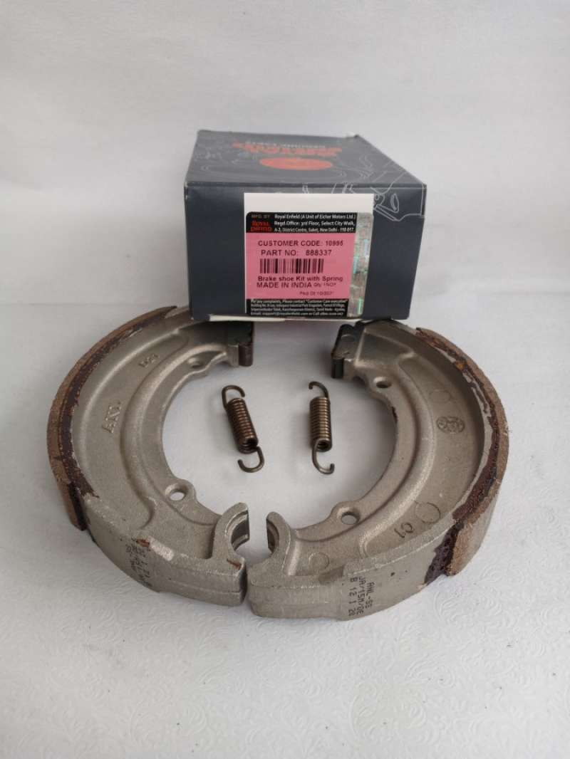 Jual Royal Enfield Brake Shoe With Spring PN 888337 (Original