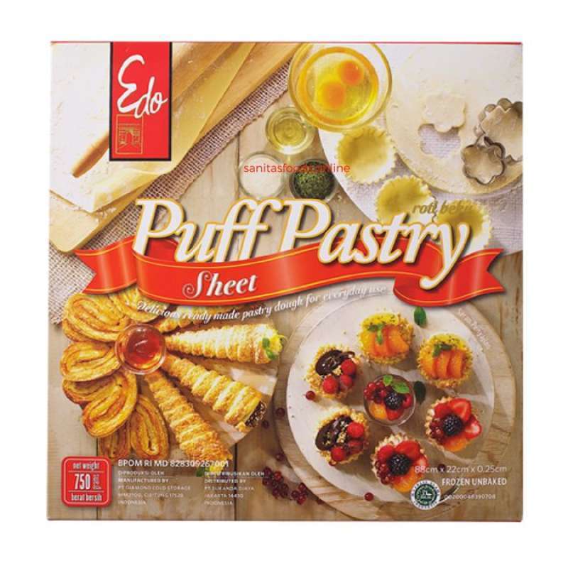 Jual Edo Puff Pastry Sheet 750gr Di Seller Ranch Market Official Store