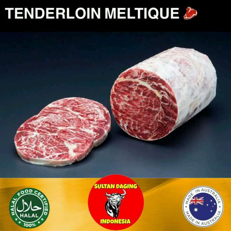 Promo Wagyu Tenderloin Meltique Steak 200 Gram Import Dari Australia
