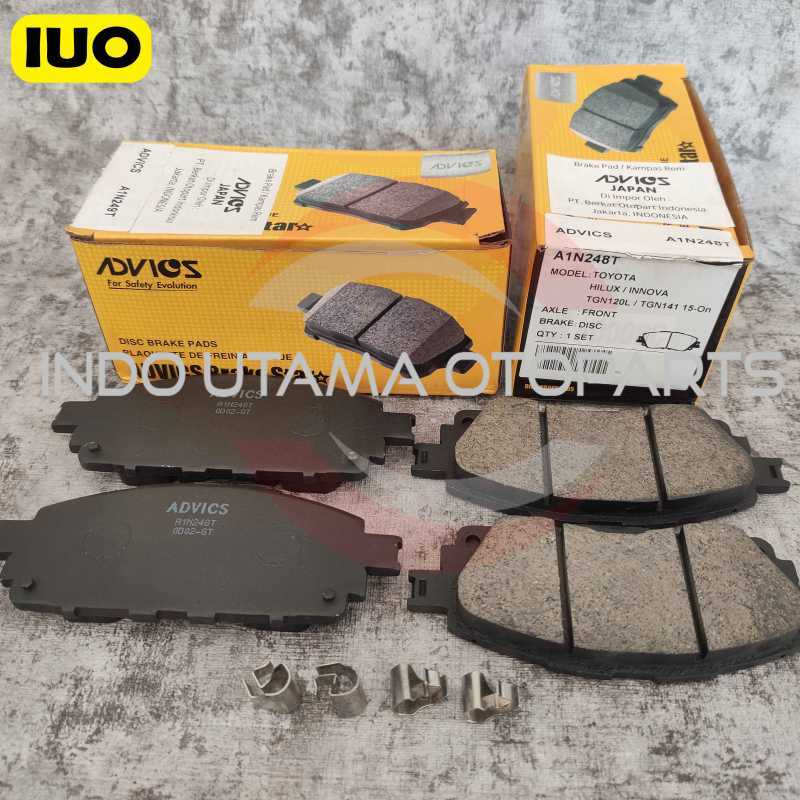 Jual Brake Pad AISIN Innova Reborn Kampas Rem ADVICS A1N248T ORIGINAL