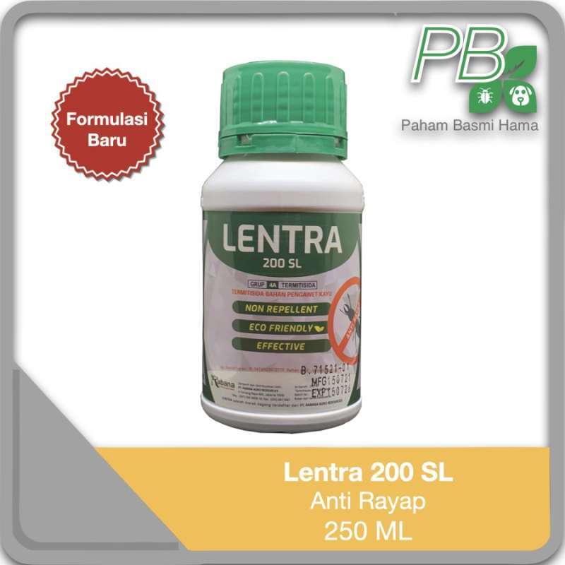 Jual Lentra 200sl Anti Rayap Rumah & Bangunan Pengawet Kayu 250
