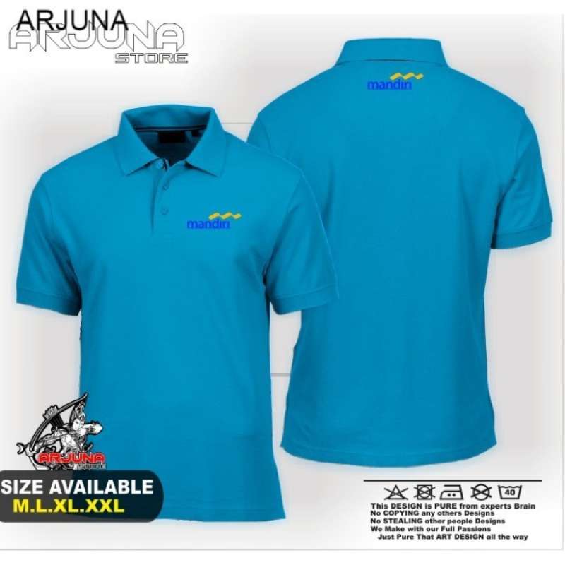 Promo POLOSIRT KAOS POLO BANK MANDIRI KAOS POLO PERUSAAN di Seller