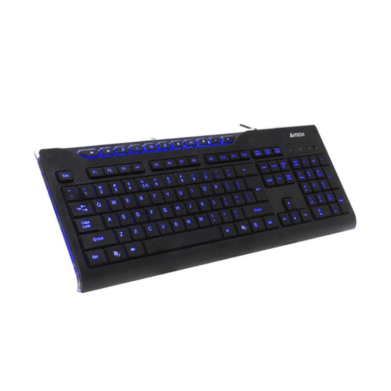 Jual A4TECH KD800L Multimedia Keyboard [Original] Black di Seller