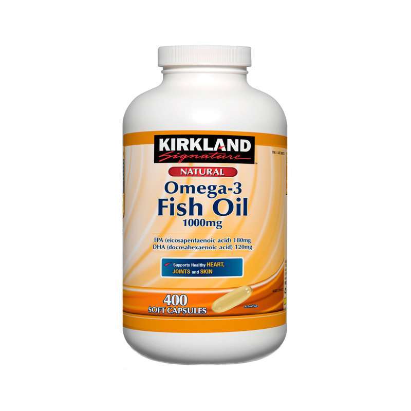 Jual Kirkland Natural Omega3 Fish Oil 1000mg 400 Capsules di Seller