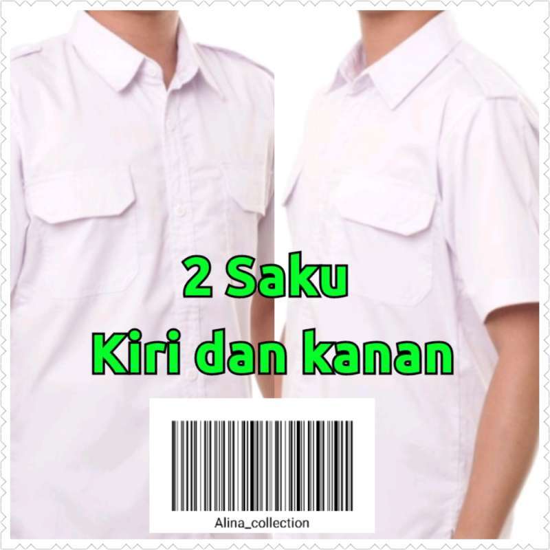 Promo Kemeja PNS Putih Baju Kerja Atasan PDH PNS Putih Kemeja Kerja