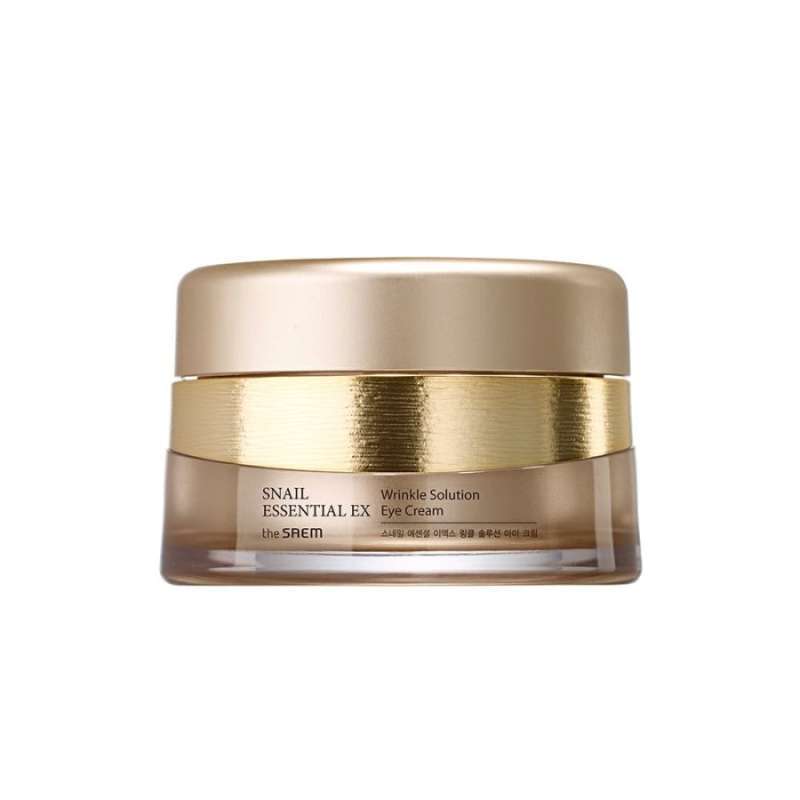 Jual The Saem Snail Essential EX Wrinkle Solution Eye Cream - 30 ml di ...
