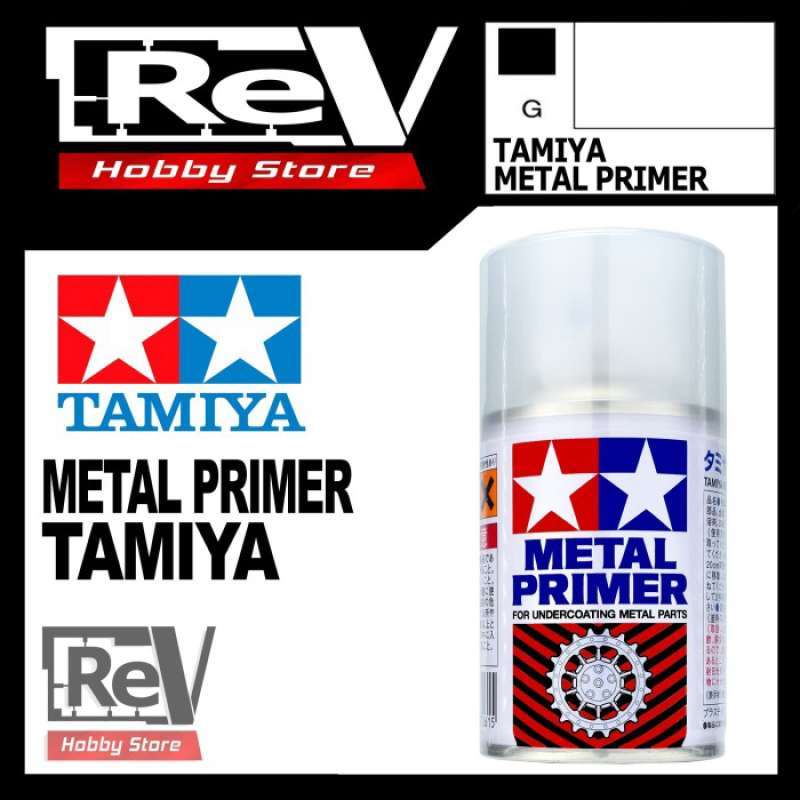 Jual TAMIYA METAL PRIMER SPRAY CAN AIRBRUSH CAT GUNDAM MODEL KIT di