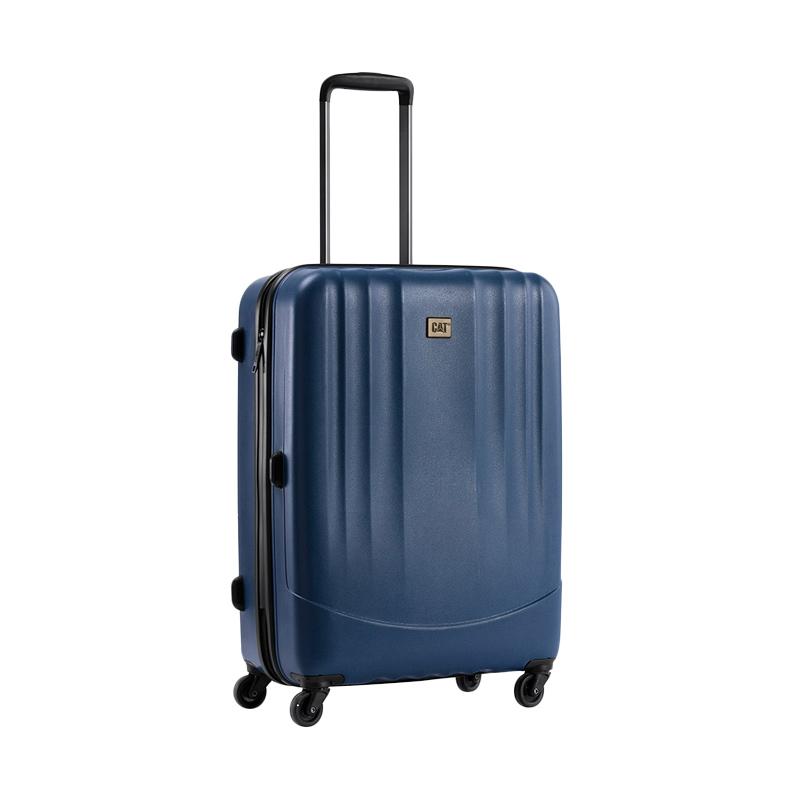 Jual GOTF Cat Caterpillar Turbo Spinner Luggage Trolley Bag Navy
