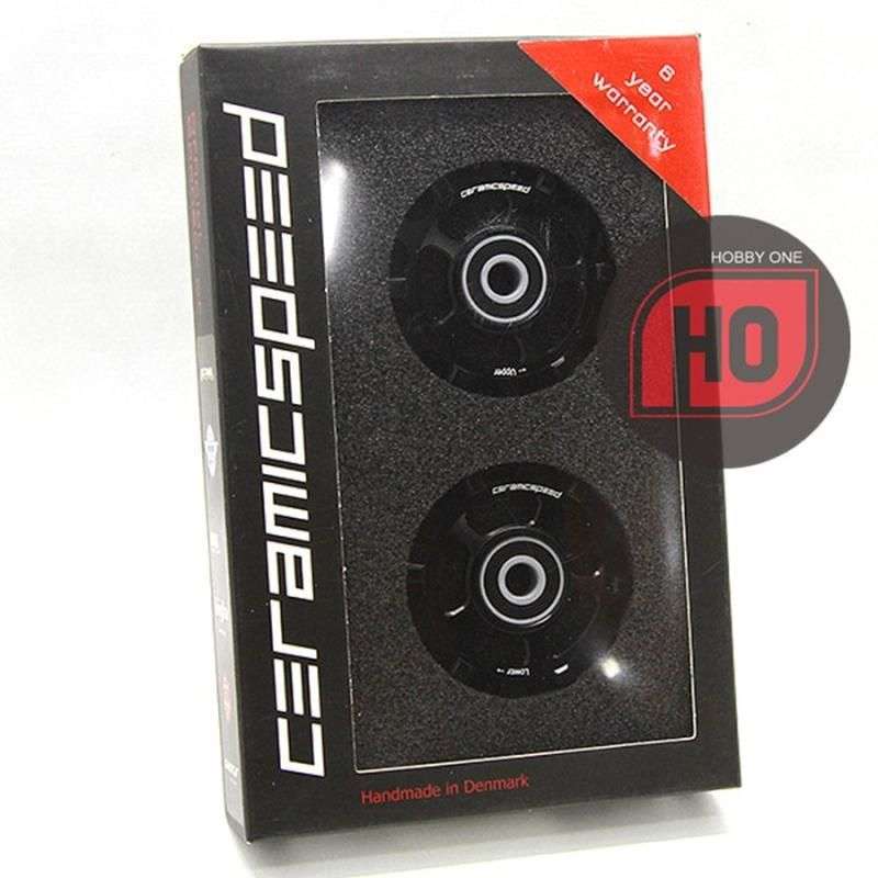 Jual Ceramic Speed Pulley Wheels for Shimano 11s 12T NW BLACK Coated di