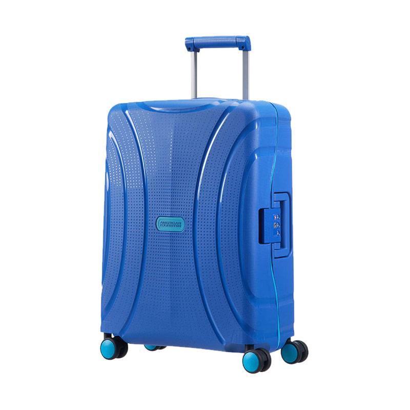 Jual American Tourister Lock N Roll Spinner 55/20 Trolley Bag Sky