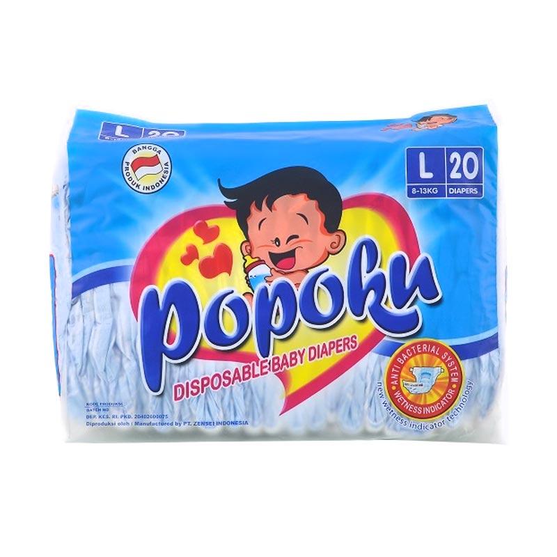 Jual Popoku Diapers Popok Bayi [Size L/20 pcs] di Seller Satu Sama