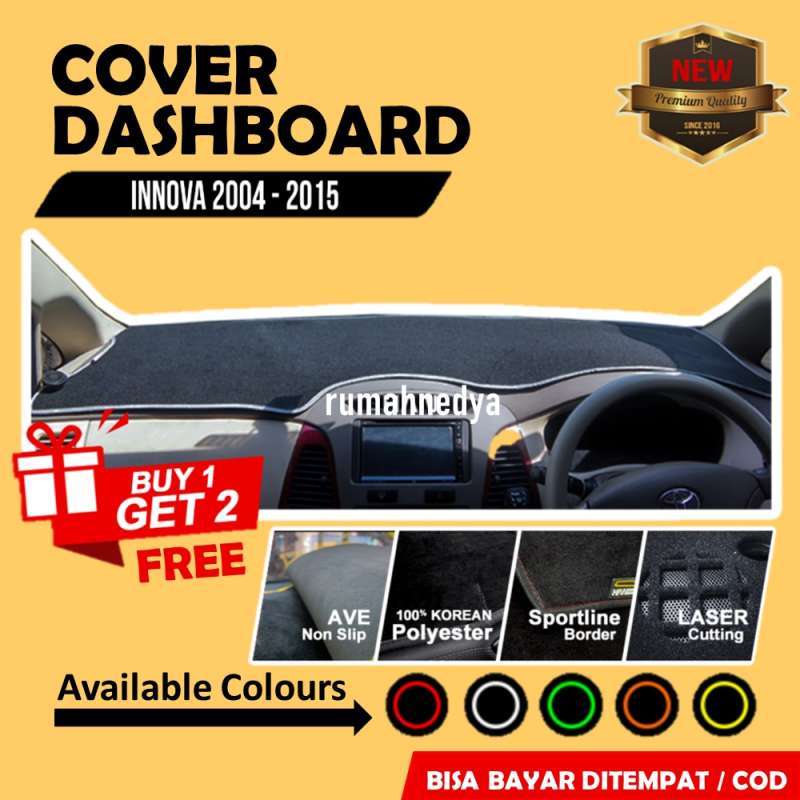 Promo Cover Dashboard Mobil Toyota Innova Lama 2004 2015 Aksesoris