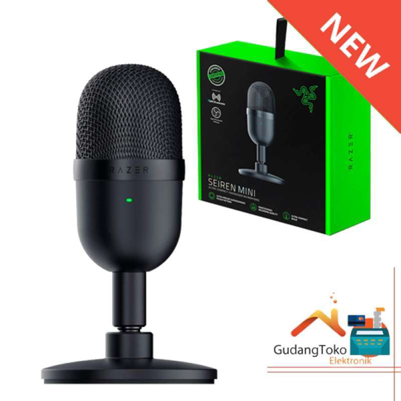 Promo New Mic Razer Seiren Mini Portable USB Gaming Microphone Diskon ...