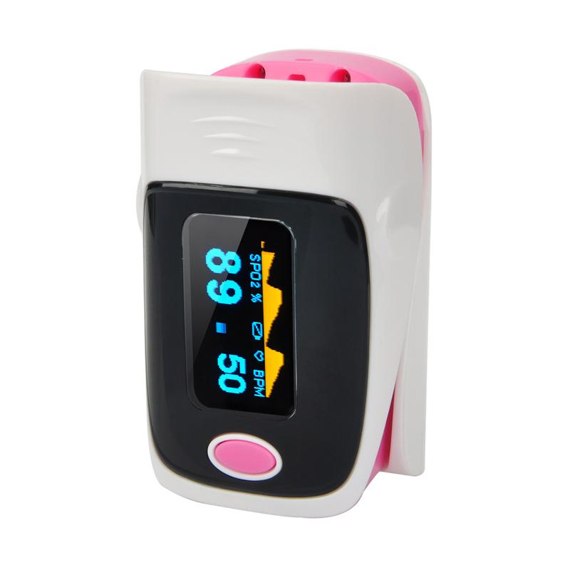 Jual IIT OLED SPO2 Pulse Oksimeter - White Pink [2.79 cm