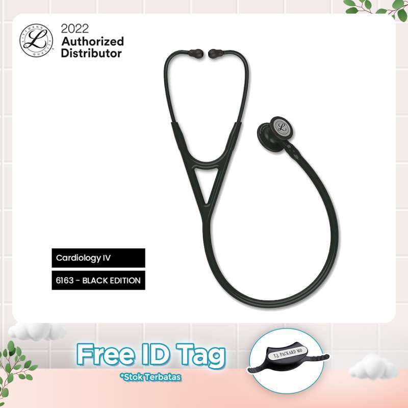Promo 3M Littmann Cardiology IV Stethoscope / Stetoskop BLACK EDITION