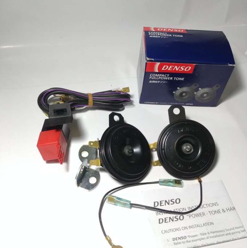 Jual Denso Disc Double Relay Kabel & Sikring Klakson Motor [1 Set] di