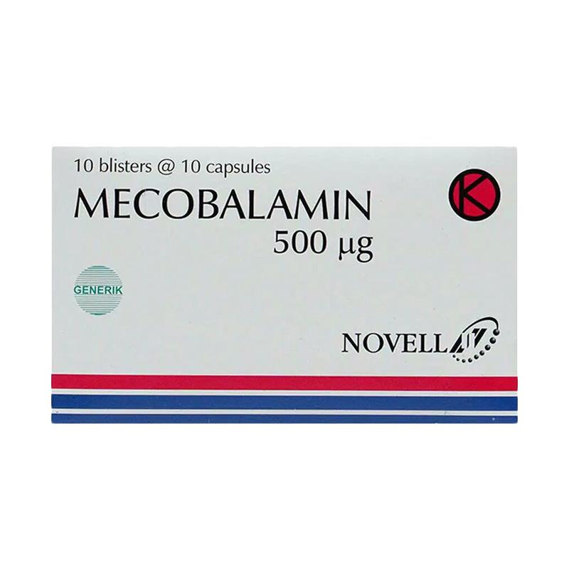 Jual Novell Mecobalamin 500 Obat Resep Dokter [100 Capsul/ Box] di