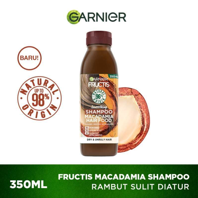 Jual Garnier Fructis Hair Food Shampoo Macadamia [350 mL] di Seller Raisseu Tugu, Kota Depok
