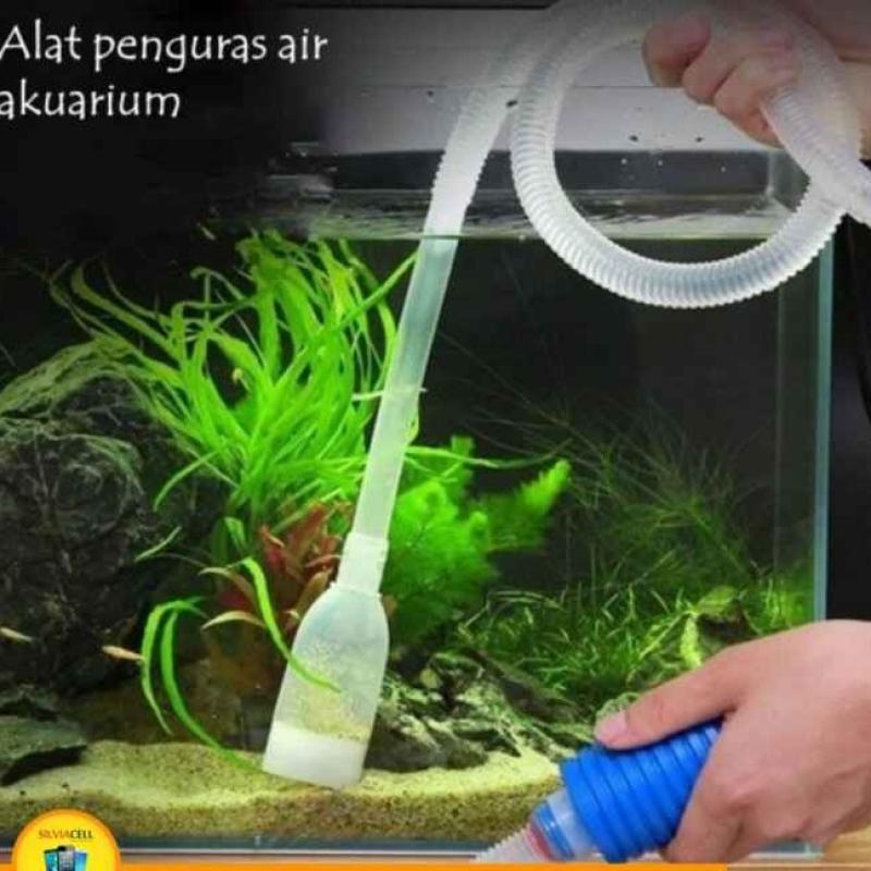 Promo Cleaner Pump Aquarium Alat Penguras Sedot Kuras Air Kolam Ikan