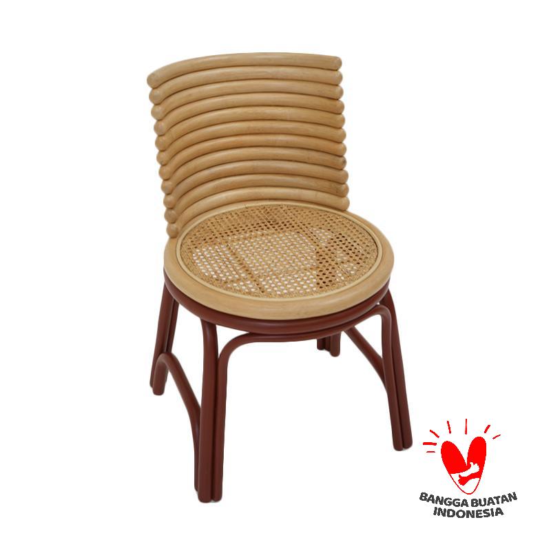 Jual Super Rattan New Moon Kursi [pre Order] - 54 X 64 X 78.5 Red Kota ...