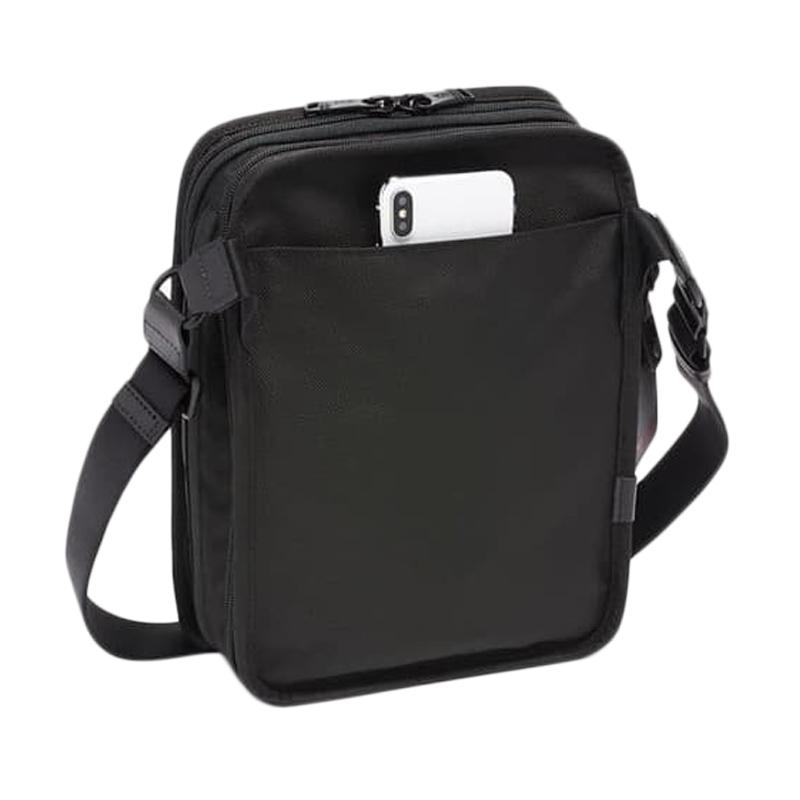 Jual Tumi Alpha 3 Organizer Travel Tote Tas Selempang Pria Black Di