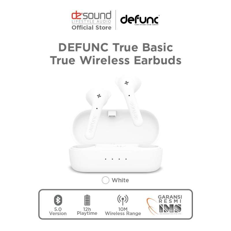 Jual DEFUNC True Basic True Wireless Earbuds di Seller DeSound Official