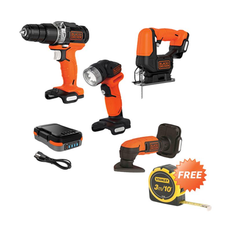 â Black & Decker Gopak 4-tool Combo Kit Perkakas Mesin