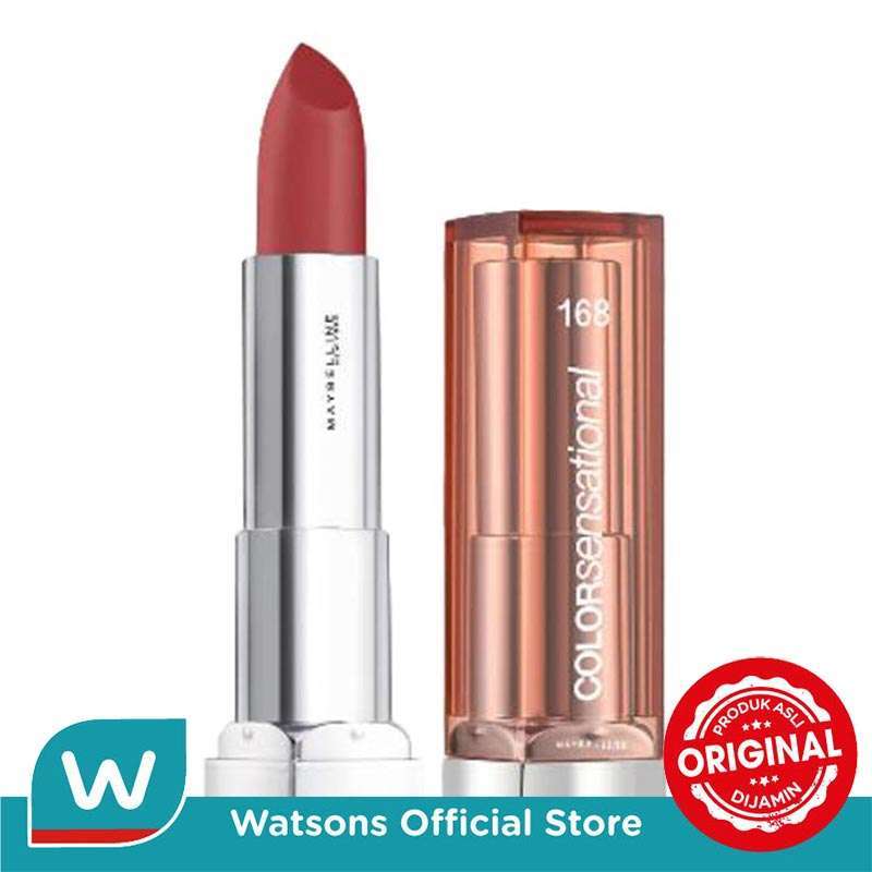 Jual MAYBELLINE Lipstick Color Sensational Satin 168 Fearless Plum di Seller WATSONS WAREHOUSE