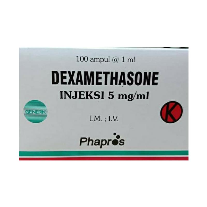 Jual Phapros Dexamethasone Injeksi [100 Ampul] Online Mei