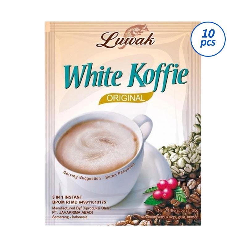 Promo Luwak White Coffee Original [20 Gr/ 10 Sachet] Diskon 7 Di