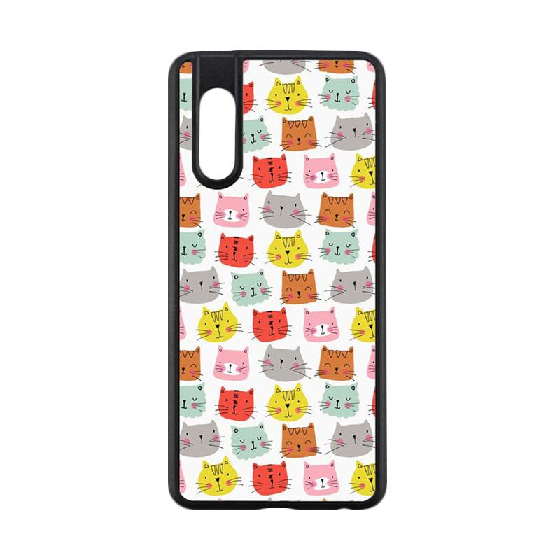 Jual Cococase Cute Cats G0080 Hardcase Casing for Vivo V15