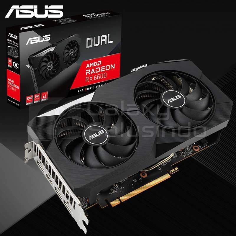 Promo Asus Radeon Rx 6600 Dual 8gb Gddr6 - Rx6600 Ddr6 Diskon 15% Di ...