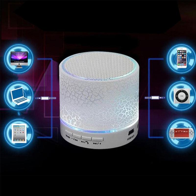 Jual Mini Led Bluetooth Speaker Cracked Colour Edition Di Seller ...