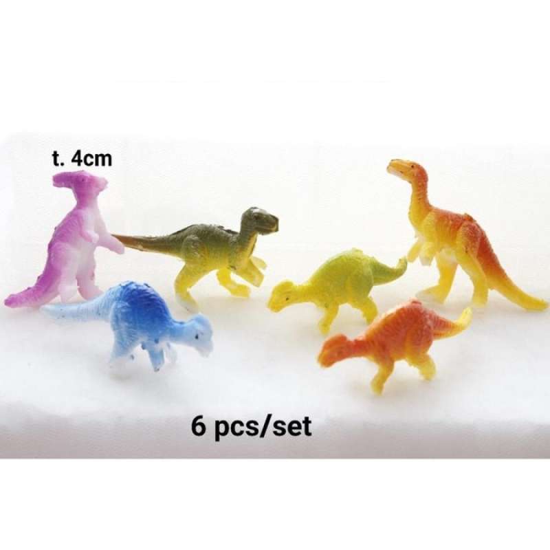Jual Topper Kue Dinosaurus Miniatur Hiasan Kue Ulang Tahun 1 Set Isi