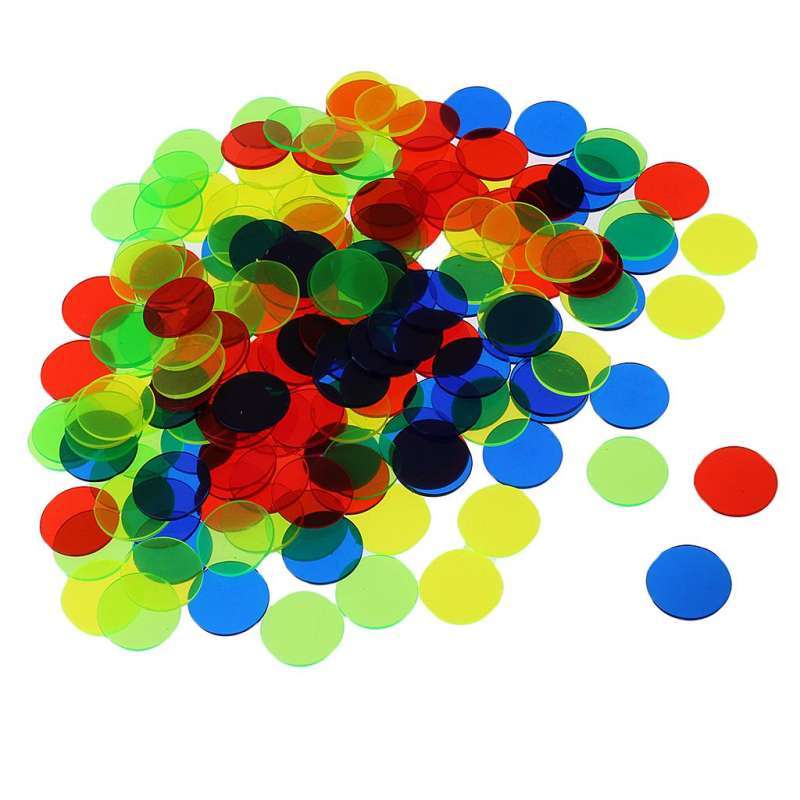 Jual 300Pc Plastic Bingo Chips Markers for Bingo Game Cards Counters ...