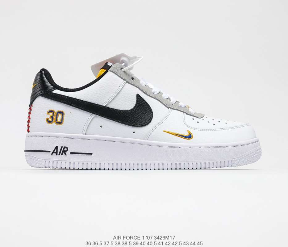 Jual Men's women's shoes NIKE AIR Force 1 low Ken Griffey white black