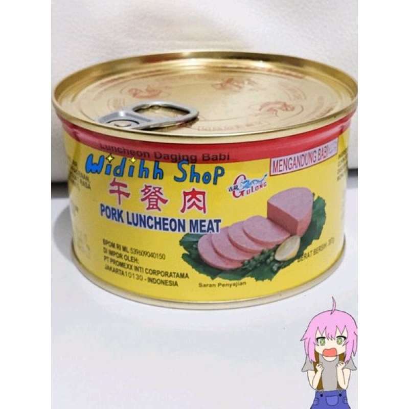 Jual TIDAK HALAL] Gulong Pork Luncheon Meat / Daging Babi Kaleng Olahan